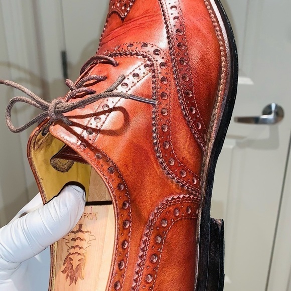 Oliver Francois Ausoni Wingtip Leather Oxfords. - Picture 10 of 14